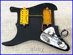 New Pickguard FENDER SQUIER Affinity Loaded STRATOCASTER Hh Black Guitar STRAT