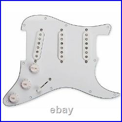 New Seymour Duncan Classic Stack Plus Loaded Strat Pickguard White STK-S4 USA