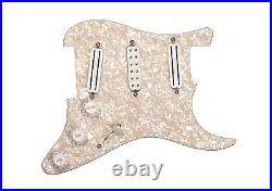 New Seymour Duncan Dave Murray Sig. Loaded Strat Pickguard Aged Pearl USA Made