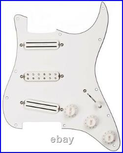 New Seymour Duncan Dave Murray Sig. Loaded Strat Pickguard White Made in USA