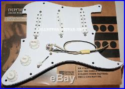 New Seymour Duncan Everything Axe Loaded Pickguard Strat Stratocaster