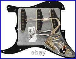 OEM Genuine Fender Strat 57/'62 LOADED PRE WIRED PICKGUARD Pickup Set SSS Black