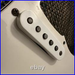 Old Fender HSS Loaded Pickguard For Strat Style Guitar White 3 Ply