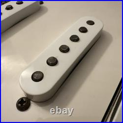 Old Fender HSS Loaded Pickguard For Strat Style Guitar White 3 Ply