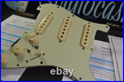 POWERSHIFTER CORET SSS Loaded Fender Pickguard Stratocaster Hot Wired Cer/Alnico
