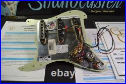 POWERSHIFTER CORET SSS Loaded Fender Pickguard Stratocaster Hot Wired Cer/Alnico