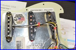 POWERSHIFTER CORET SSS Loaded Fender Pickguard Stratocaster Hot Wired Cer/Alnico