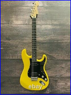 Partscaster Strat HH withEVH Wolfgang Loaded Pickguard 2020 Graffiti Yellow