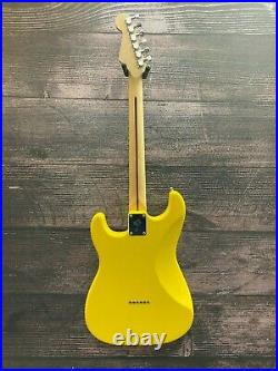 Partscaster Strat HH withEVH Wolfgang Loaded Pickguard 2020 Graffiti Yellow