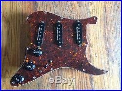 Pre Wired Strat Pickguard Tortoise Shell Loaded Seymour Duncan Classic Stack Set