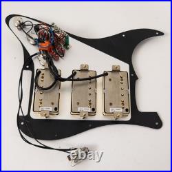 Prewired HHH Strat Loaded Pickguard Alnico 5 Humbuckers Coil-Split