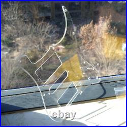Prewired Loaded HSH Pickguard Transparency Pick Guard for Fender Strat Guitar