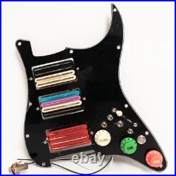 Prewired Loaded Pickguard HHH Humbucker Pickups for Fender Strat Guitar