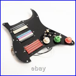 Prewired Loaded Pickguard HHH Humbucker Pickups for Fender Strat Guitar