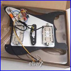 Prewired Loaded Pickguard HSH Alnico 5 Humbucker Pickups for Fender Strat Guitar