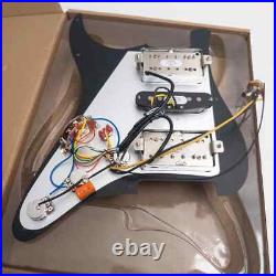 Prewired Loaded Pickguard HSH Alnico 5 Humbucker Pickups for Fender Strat Guitar
