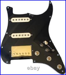 Prewired Loaded Pickguard SSH Alnico 5 Humbucker Pickup for Strat Guitar