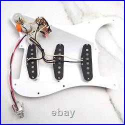 Prewired Loaded Pickguard SSS V60 Alnico 5 Single Coil Pickups for strat Guitar