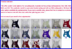 Prewired Loaded Pickguard for Fender Strat Guitar with Alnico 5 Humbucker Pickup