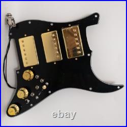 Prewired Loaded Pickguard with HHH Humbucker Pickups for Fender Strat Guitar
