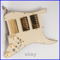 Prewired Loaded Pickguard with HHH Humbucker Pickups for Fender Strat Guitar Prewired Loaded Pickguard with HHH Humbucker Pickups for Fender Strat Guitar