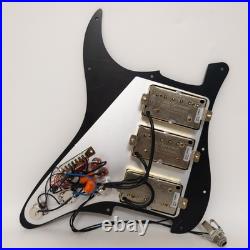 Prewired Loaded Pickguard with HHH Humbucker Pickups for Fender Strat Guitar