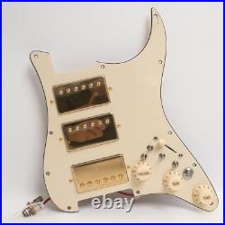 Prewired Loaded Pickguard with HHH Humbucker Pickups for Fender Strat Guitar Prewired Loaded Pickguard with HHH Humbucker Pickups for Fender Strat Guitar