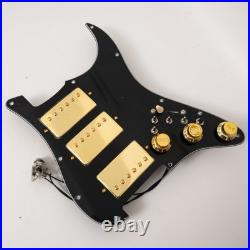 Prewired Loaded Pickguard with HHH Humbucker Pickups for Fender Strat Guitar