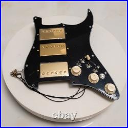 Prewired Loaded Pickguard with HHH Humbucker Pickups for Fender Strat Guitar