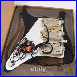 Prewired Loaded Pickguard with HHH Humbucker Pickups for Fender Strat Guitar