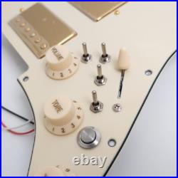 Prewired Loaded Pickguard with HHH Humbucker Pickups for Fender Strat Guitar Prewired Loaded Pickguard with HHH Humbucker Pickups for Fender Strat Guitar