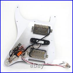 Prewired Loaded Pickguard with HSH Ainico 5 Pickups for Fender Strat Guitar