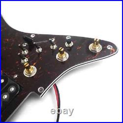 Prewired Loaded Pickguard with HSH Ainico 5 Pickups for Fender Strat Guitar