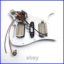 Prewired Loaded Pickguard with HSH Ainico 5 Pickups for Fender Strat Guitar