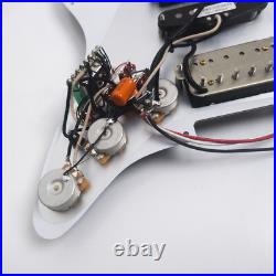 Prewired Loaded Pickguard with HSH Ainico 5 Pickups for Fender Strat Guitar