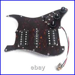 Prewired Loaded Pickguard with HSH Ainico 5 Pickups for Fender Strat Guitar