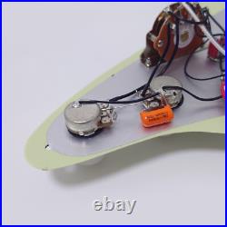 Prewired Loaded Pickguard with SSH Alnico 5 Pickups for Fender Strat Guitar