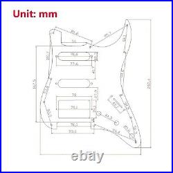 Prewired Loaded Pickguard with SSH Alnico 5 Pickups for Fender Strat Guitar Prewired Loaded Pickguard with SSH Alnico 5 Pickups for Fender Strat Guitar