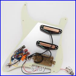 Prewired Loaded Pickguard with SSH Yellow Mini Pickups for Fender Strat Guitar