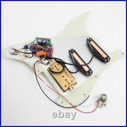 Prewired Loaded Pickguard with SSH Yellow Mini Pickups for Fender Strat Guitar
