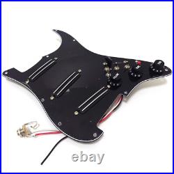Prewired Loaded Pickguard with SSS Dual Rail Pickups for Fender Strat Guitar