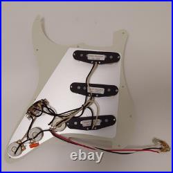 Prewired Loaded Pickguard with SSS Single Coil Pickups for Fender Strat Guitar