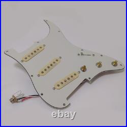 Prewired Loaded Pickguard with SSS Single Coil Pickups for Fender Strat Guitar