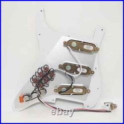 Prewired Loaded Pickguard with SSS Single-coil Pickups for Fender Strat Guitar