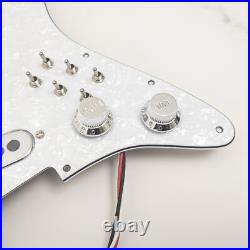 Prewired Loaded Pickguard with SSS Single-coil Pickups for Fender Strat Guitar