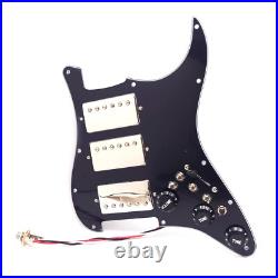 Prewired Loaded Strat Pickguard HHH Ainico 5 Humbucker Pickups Set for Fender ST Prewired Loaded Strat Pickguard HHH Ainico 5 Humbucker Pickups Set for Fender ST
