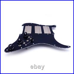 Prewired Loaded Strat Pickguard HHH Ainico 5 Humbucker Pickups Set for Fender ST Prewired Loaded Strat Pickguard HHH Ainico 5 Humbucker Pickups Set for Fender ST
