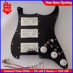 Prewired Loaded Strat Pickguard HHH Ainico 5 Humbucker Pickups for Stratocaster Prewired Loaded Strat Pickguard HHH Ainico 5 Humbucker Pickups for Stratocaster