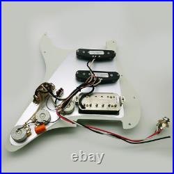 Prewired Loaded Strat Pickguard Set, SSH Alnico 5 Humbucker Pickups for Fender St