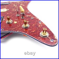 Prewired Loaded Strat Pickguard Set, SSH Alnico 5 Humbucker Pickups for Fender St Prewired Loaded Strat Pickguard Set, SSH Alnico 5 Humbucker Pickups for Fender St